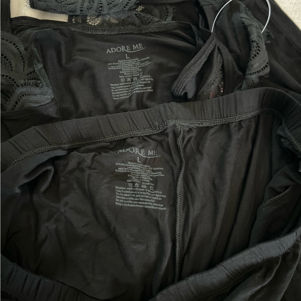 Adore Me Black Lace Sleepwear Set - Picture 3 of 3